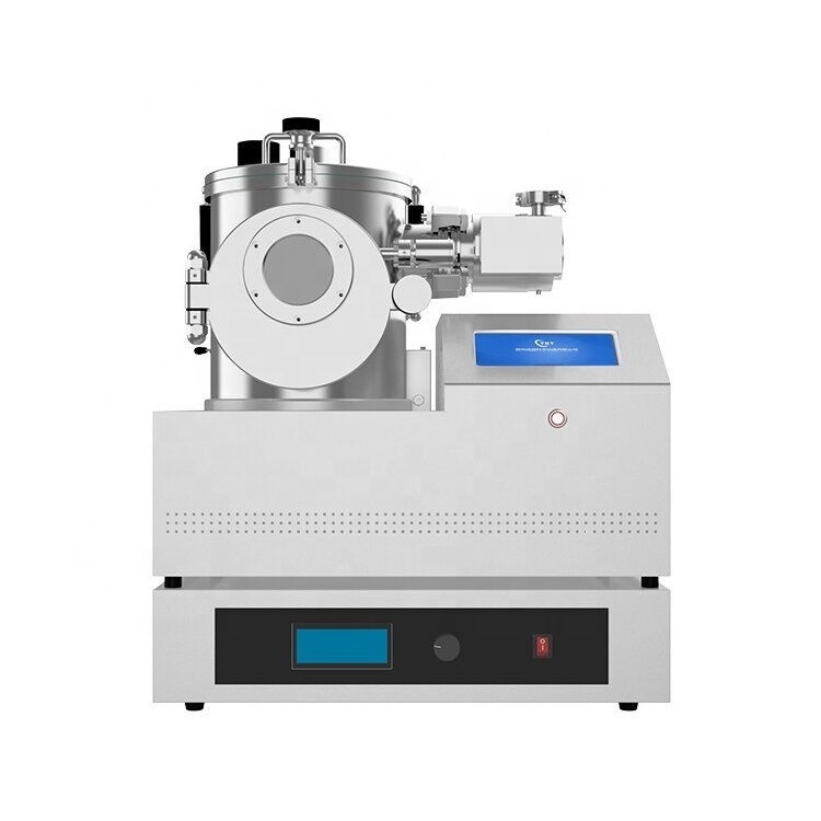 DC power supply vacuum magnetron sputtering system for glass silicon wafer