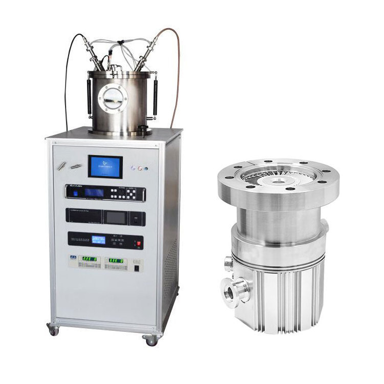 lab small Magnetron Plasma Sputtering Coater machine small pvd vacuum coating machine gold, chrome and black oxide