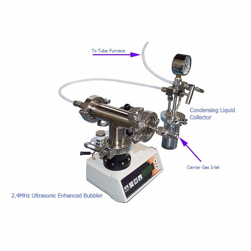 Laboratory 2.4MHz Ultrasonic Enhanced Bubbler for aerosol generation With Condensing Liquid Collector