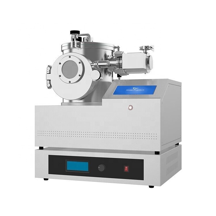 DC power supply vacuum magnetron sputtering system for glass silicon wafer