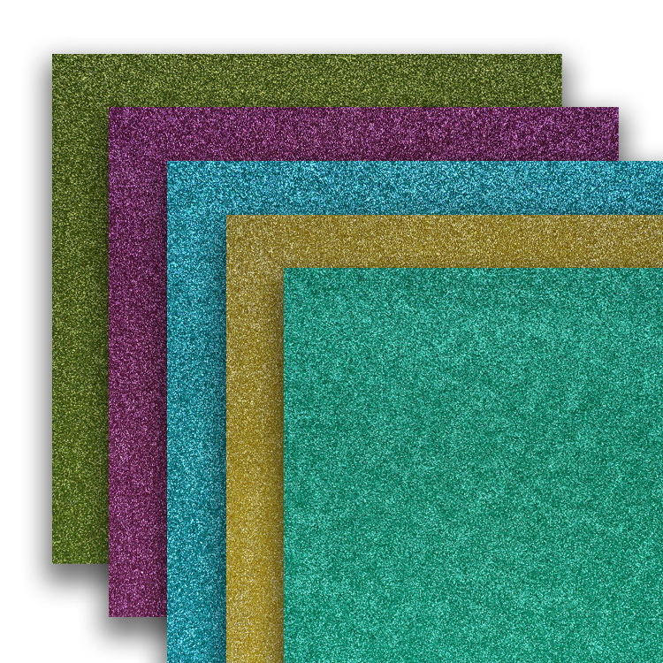 Hot Sale Mixed Colored Glitter Cardstock Paper Craft Card Stock for Craft Project DIY Gift Wrapping Scrapbooking