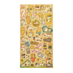 Wholesale Cute Cartoon Decorative Diary Album Calendar Cut Self Handbook Phone Schedules Decorate Adhesive Sticker