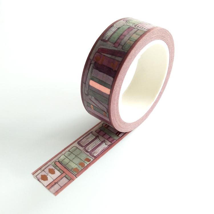 Custom printed washi tapes adhesive washi tape set for gift wrapping