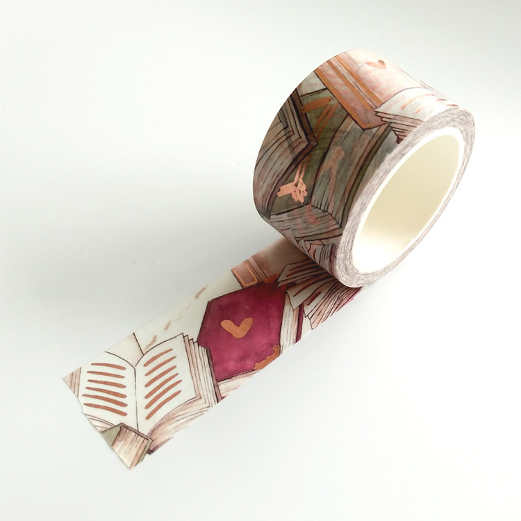 Custom printed washi tapes adhesive washi tape set for gift wrapping