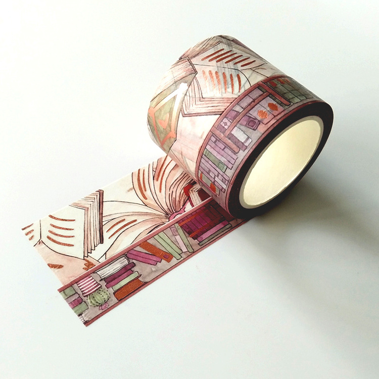 Custom printed washi tapes adhesive washi tape set for gift wrapping