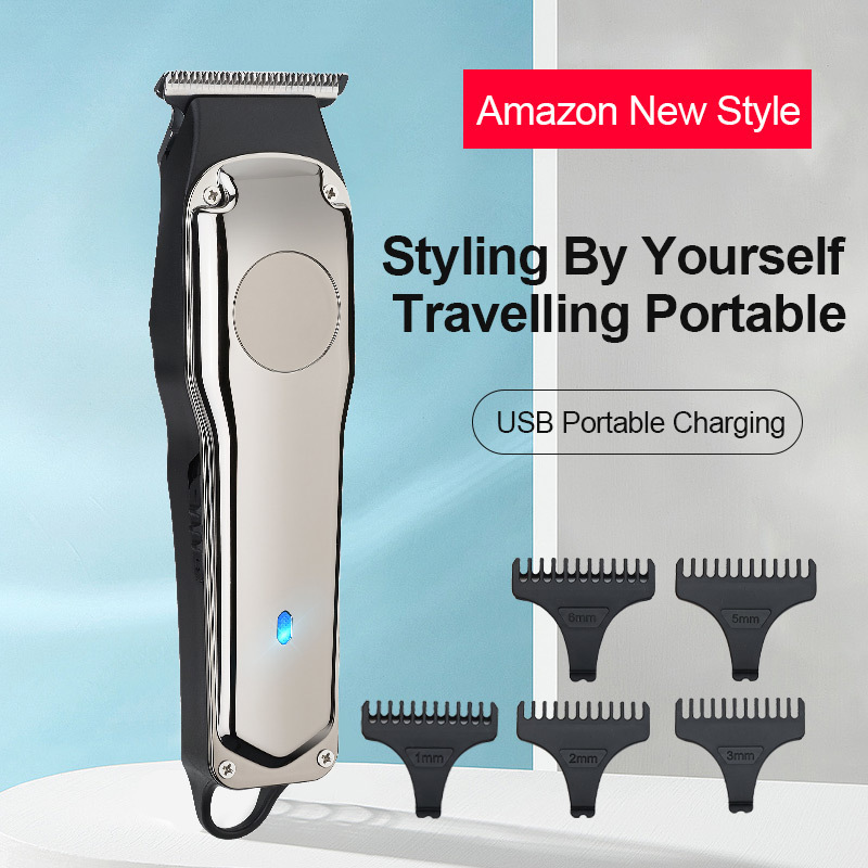 LK-1919 USB Rechargeable Barber Clippers Professional Hair Cutting Kit Cordless Hair Clipper Trimmer for Men Electric 5w 1hours