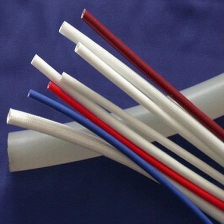 Fiber Glass Braid Sleeving Cable Insulation Heat Shrink Sleeve Customized High Temperature Braided Soft Fiberglass Sleeving