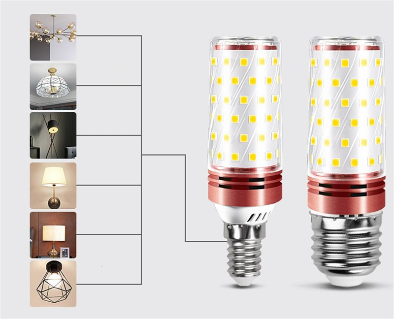 LED Bulb E14 Candle Light Corn Bulbs 220V 110V E27 LED Lamp for Home Decoration Chandelier Lighting