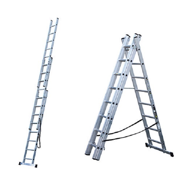 China suppliers highly durable  telescopic carbon fiber ladder