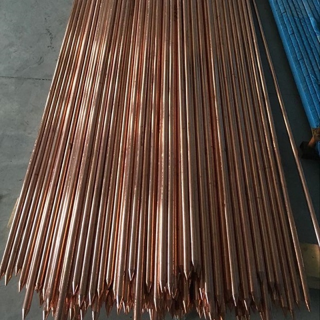 Copper bonded earth rod,ground rod - China Copper bonded earth rod,ground rod Supplier Factory