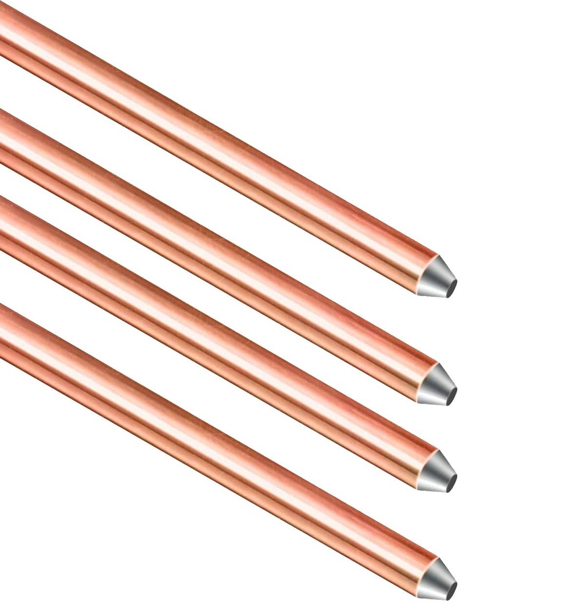 Copper-Bonded Ground Rod Pointed/Copper Clad Steel Ground Rod