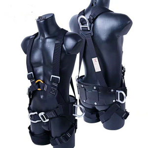 Bulk stock cheap Adjustable protection full body climbing safety harness hook