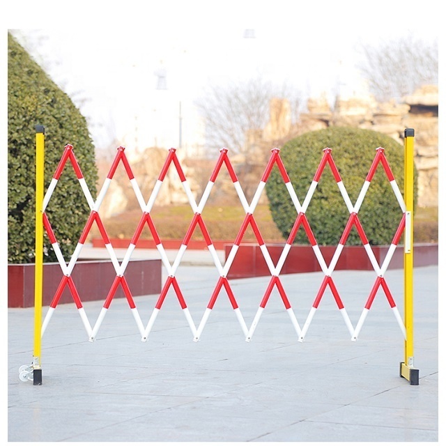 Expandable Fence Temporary Retractable X Barricade Plastic Road Safety Barrier