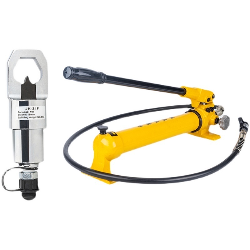 JK27F+CP700 hand pump manual M8-M27 rusty nut destroying and cutting tool split hydraulic nut cutter