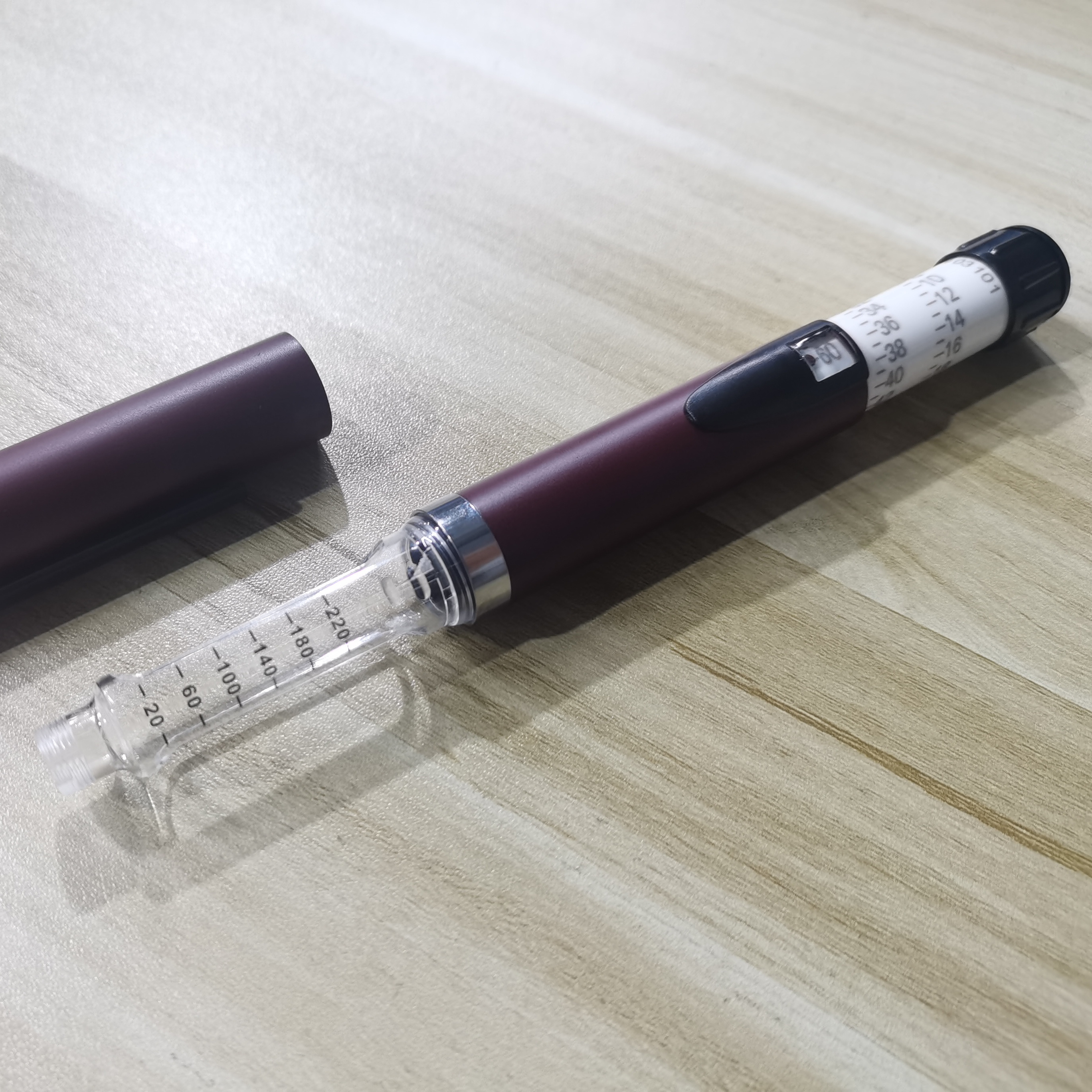 Medical Reusable Pen Syringe for 3ml Glass Cartridge