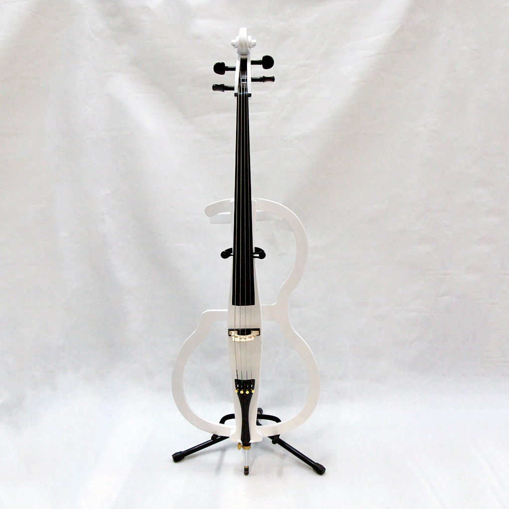 4/4 musical instrument cello for sale economical price cello maple white color electric cello