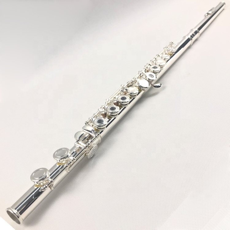 16 open hole chinese Cheap Flute High quality flute music instrument Silver Plated standard flute