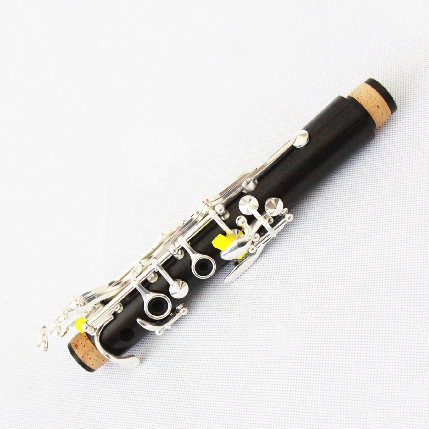 Chinese high grade silver plated clarinet professional clarinet bb ebony clarinet