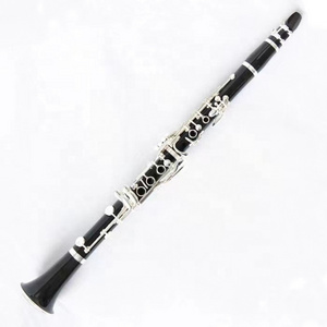 Wood clarinet high quality clarinet b flat professional silver plated clarinet