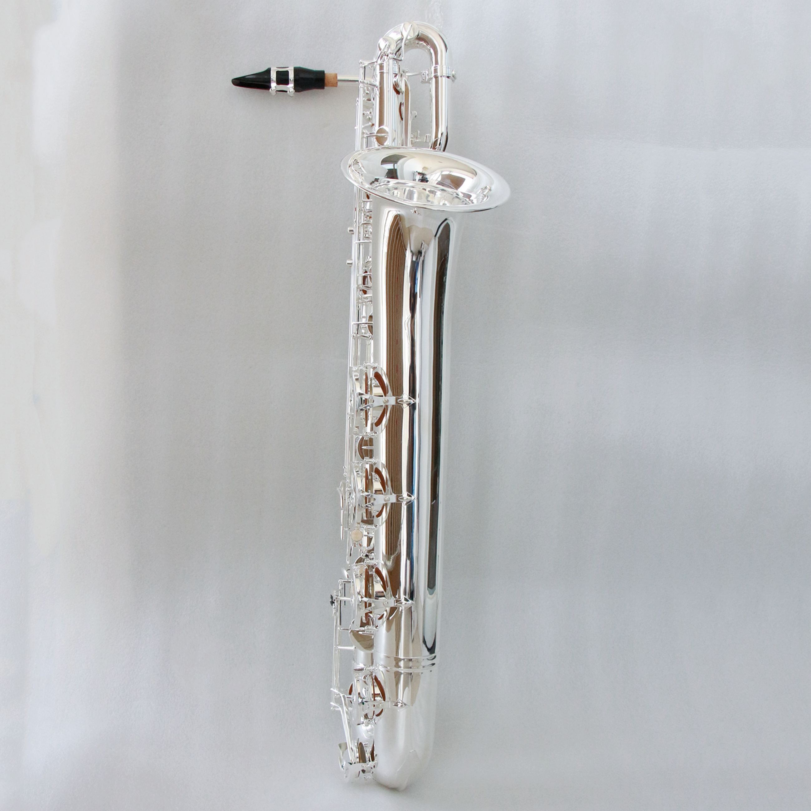 Affordable cheap baritone saxophone for sale good quality silver plated baritone saxophone