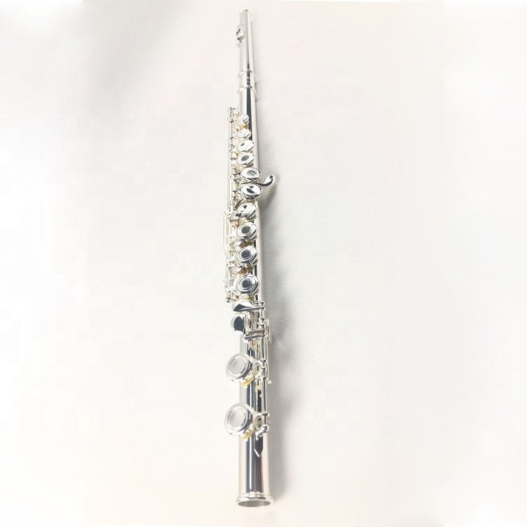 16 open hole chinese Cheap Flute High quality flute music instrument Silver Plated standard flute