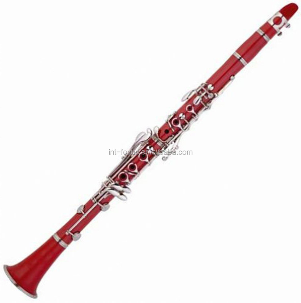 Focus ABS Plastic Colored Clarinet, Hard Rubber/ Ebony Wood Clarinet, Bass Clarinet