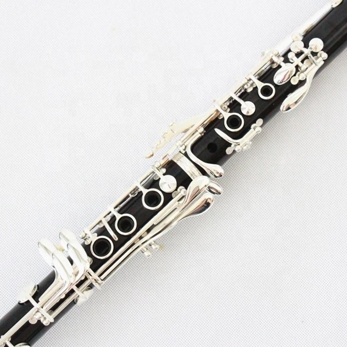 Wood clarinet high quality clarinet b flat professional silver plated clarinet