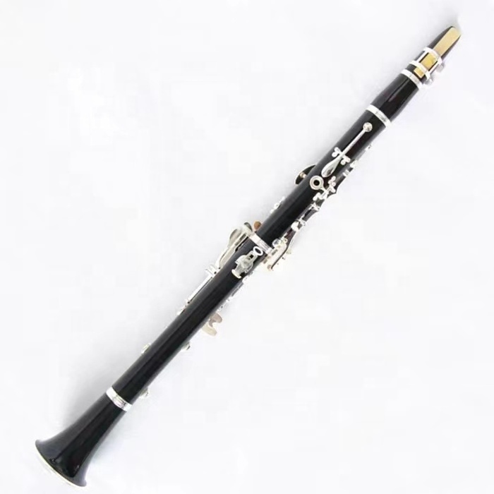 Wood clarinet high quality clarinet b flat professional silver plated clarinet