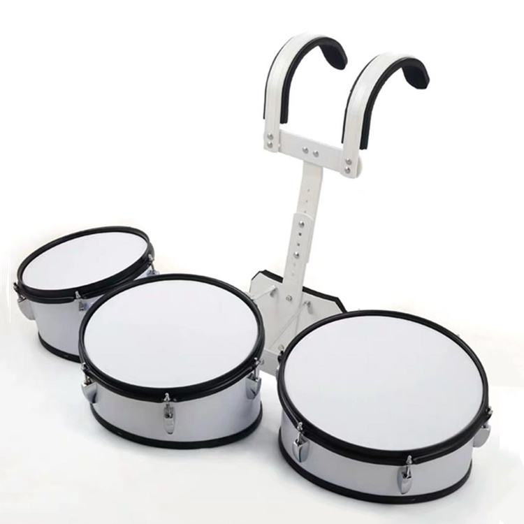 Chinese High Quality 3 Pieces Drum Set With Carrier Marching Drum Set