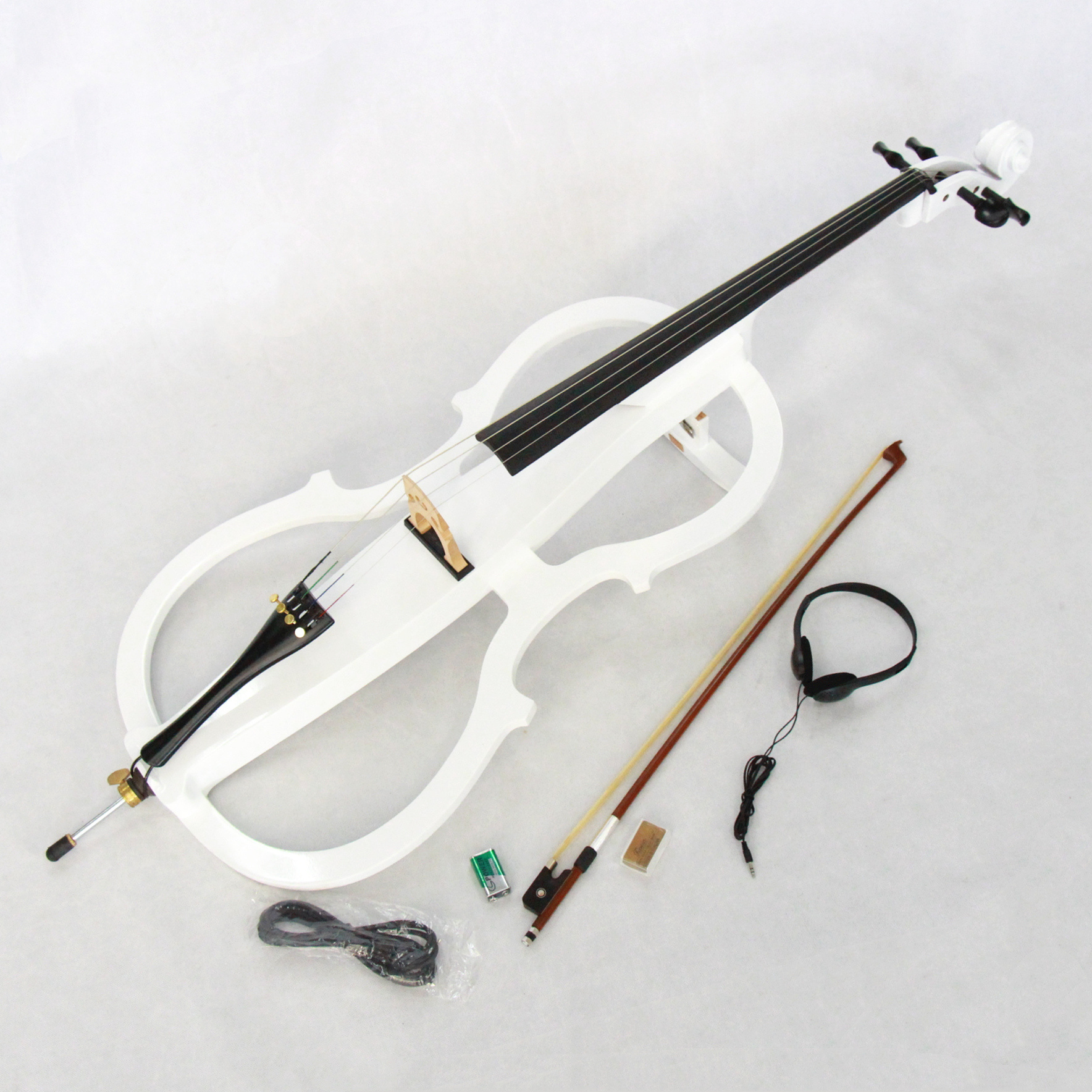 Stringed instruments cello for sale high end exquisite white electric cello