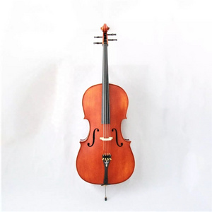 Professional Natural color cello instrument Spruce matte surface cello cheap cellos