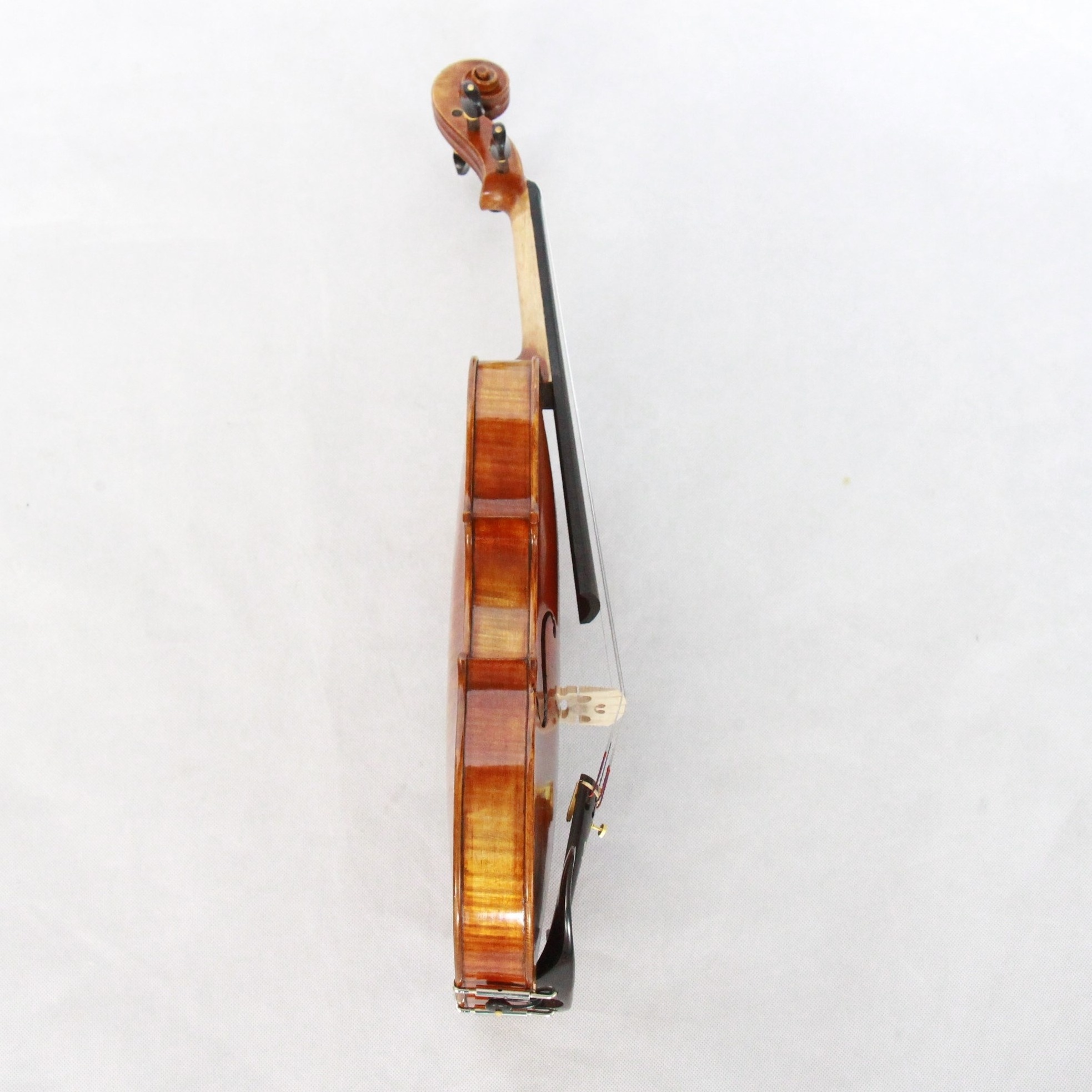 With high grade violin strings and Brazil wood violin bow professional violin