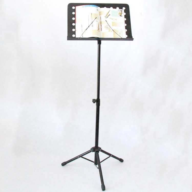 High quality adjustable music book stand Orchestra folding Sheet Music Stand for band sheet music stand