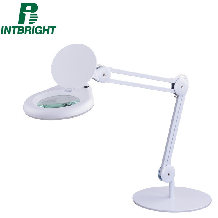 8066d2-4c Magnifying Lamp Adjustable Beauty Magnifier Lash Lamp Facial Tattoo Eyebrow Magnifying Lamp