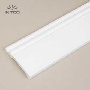 INTCO Quick Install Waterproof Decorative Plastic Foam PS Skirting Base Board