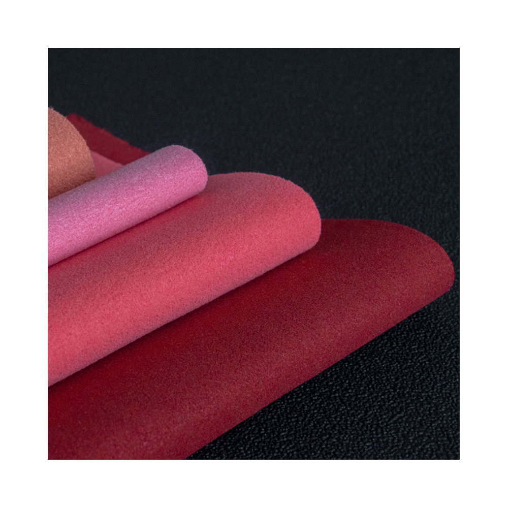 self adhesive faux suede fabric micro suede velvet fabric for sofa covers cushion covers shoes bags