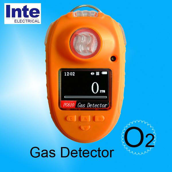 Industrial pocket o2 oxygen gas detector monitor