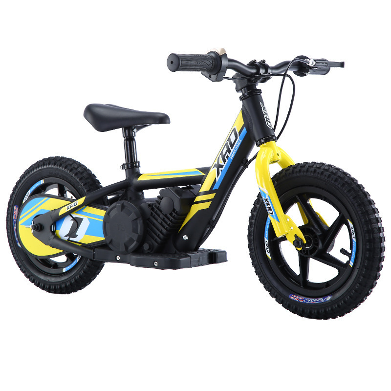 INTEGRITY Motor Bike For Kids Slow Start System Balance Bike Kids With Chain Cover Electric Kids Bikes With Power Display