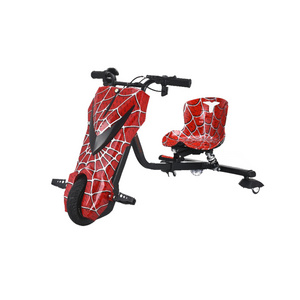 High quality drift trike scooter with led light kid drift scooter adjustable seat electric drifting scooter 3 wheel