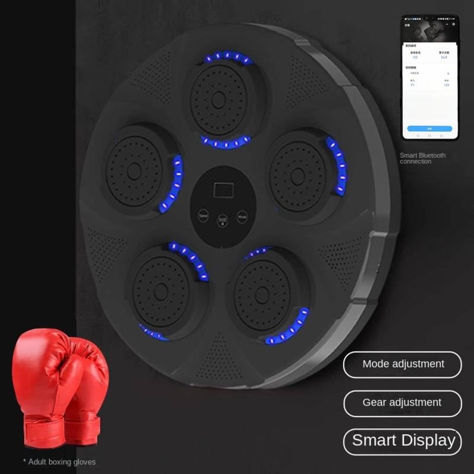 boxing punch machine beats fit pro gym equipment Electronic Reaction Target Beat Rhythm Wall Target Workout Machine