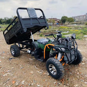 Farm ATV Four-Wheel /4 Wheels 10 Inch Tire 250cc Off-Road ATV Water-Cooled Quad Bike With Trailer Farmer Atv