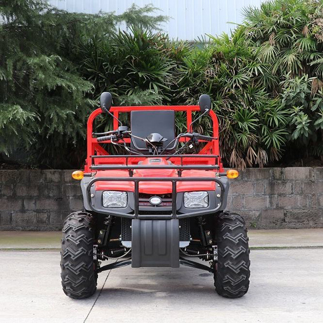 chinese 4x4 Farm atv big quad  bike 250cc 300cc 500cc off-road four wheeler ATV with trailer