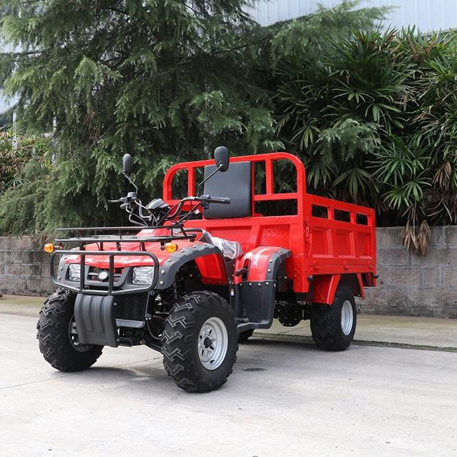 chinese 4x4 Farm atv big quad  bike 250cc 300cc 500cc off-road four wheeler ATV with trailer