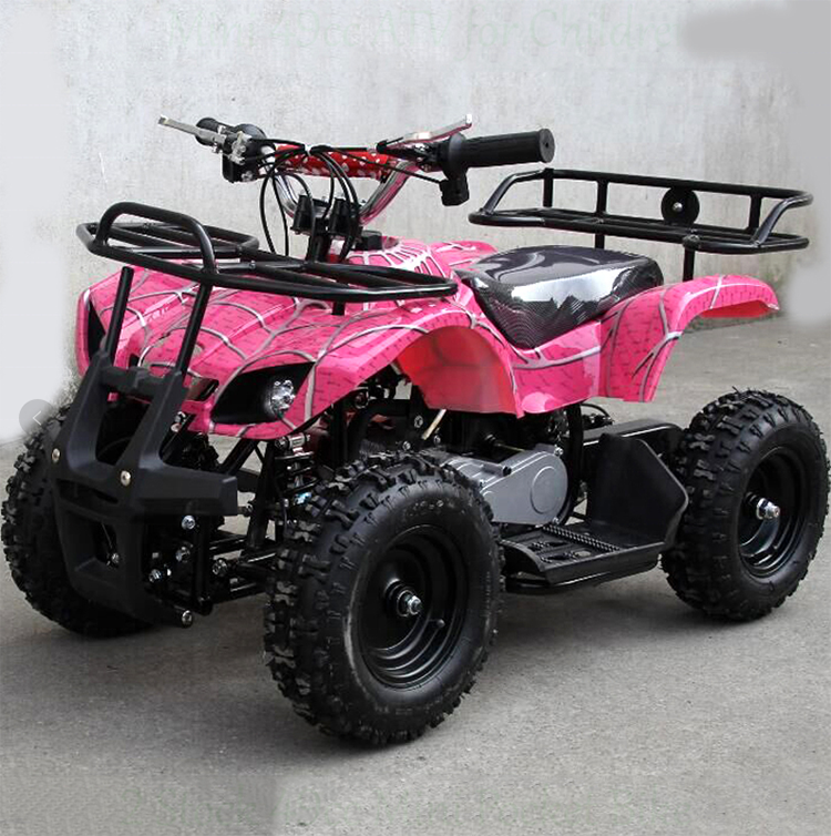 2 stroke 49CC 50cc cuatrimoto Mini  ATV beach buggy Four Wheel Gasoline kids Quad Bikes Atv For kids