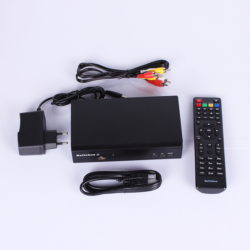 Hellobox 6 Satellite Receiver H.265 HEVC Multi Stream DVB S2 Tuner Recepto Compatible TV BOX Decoder