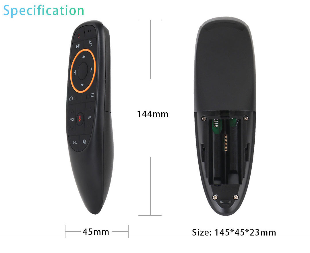 G10S Pro Voice Remote Control 2.4G Wireless Air Mouse Gyroscope Controller remoto for Android TV Box HK1 H96 Max X96