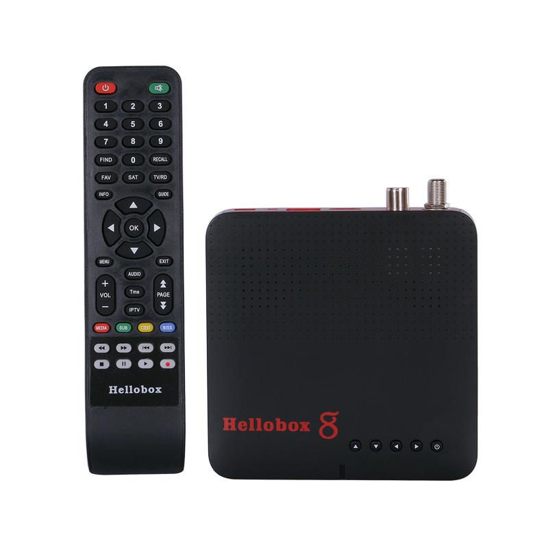 Hellobox 8 new version dvb satellite receiver Hellobox8DVB S2X H.265 DVB T2/DVB S2 Twin Tuner set top box