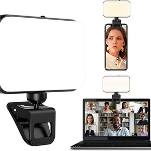 New photography camera light clip, portable mini mobile phone fill light led selfie video conferencing light