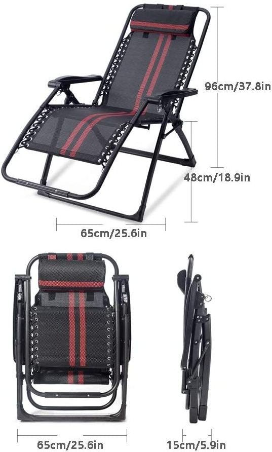 Office Break Folding Beach Camping Portable Fishing Sitting Reclining Chair Lunch Break Picnic Lounge Chair