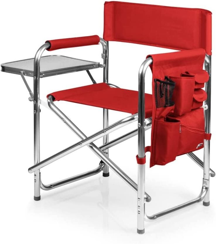 Wholesale Folding Director Chair With Side Table and with headrest Canvas Deluxe Portable Director Chairs